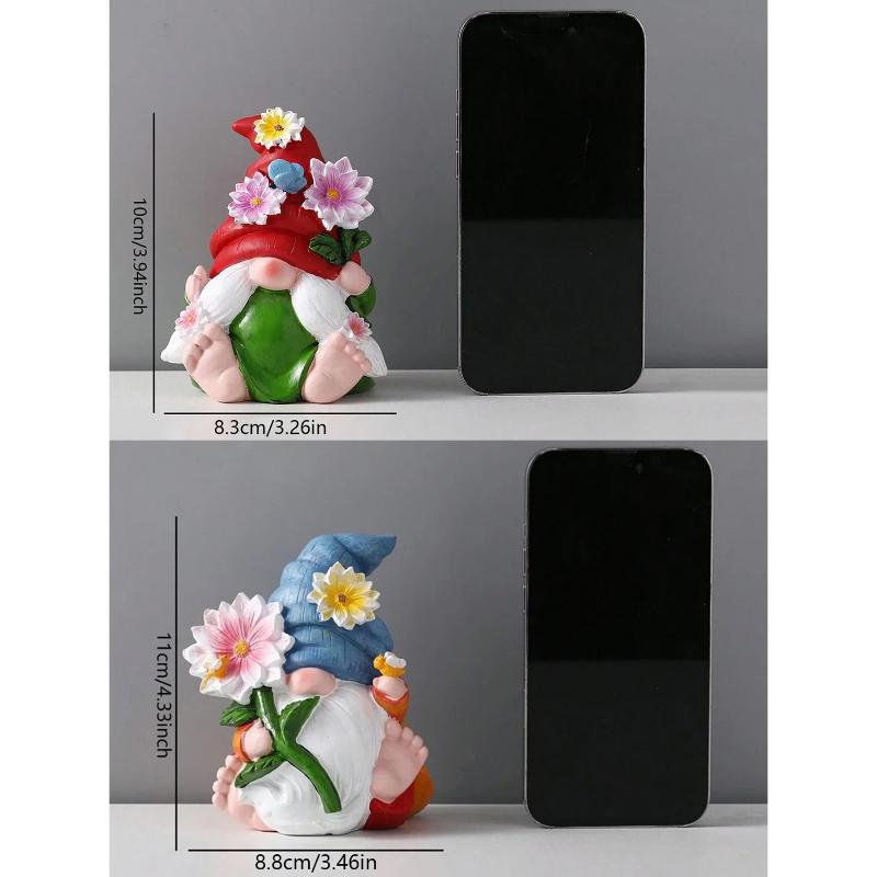 1pc Dwarf Garden Decoration, Statue Resin Decoration Gift, Elf Dwarf Figurine, Indoor Home Craft Decoration
