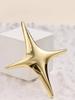 Cross Star Brooch Badge for Men and Women's Shirts Four-pointed Meteor Cross Metal Lapel Pin High-end Clothing Brooch