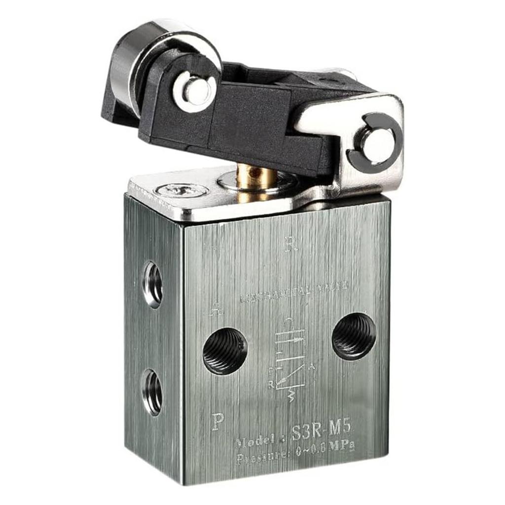 Valvola Pneumatica a 3 Vie Valvola Meccanica Pneumatica Controllo Uscita Aria Attrezzatura Automatica Installazione Facile 26*16.5*52mm