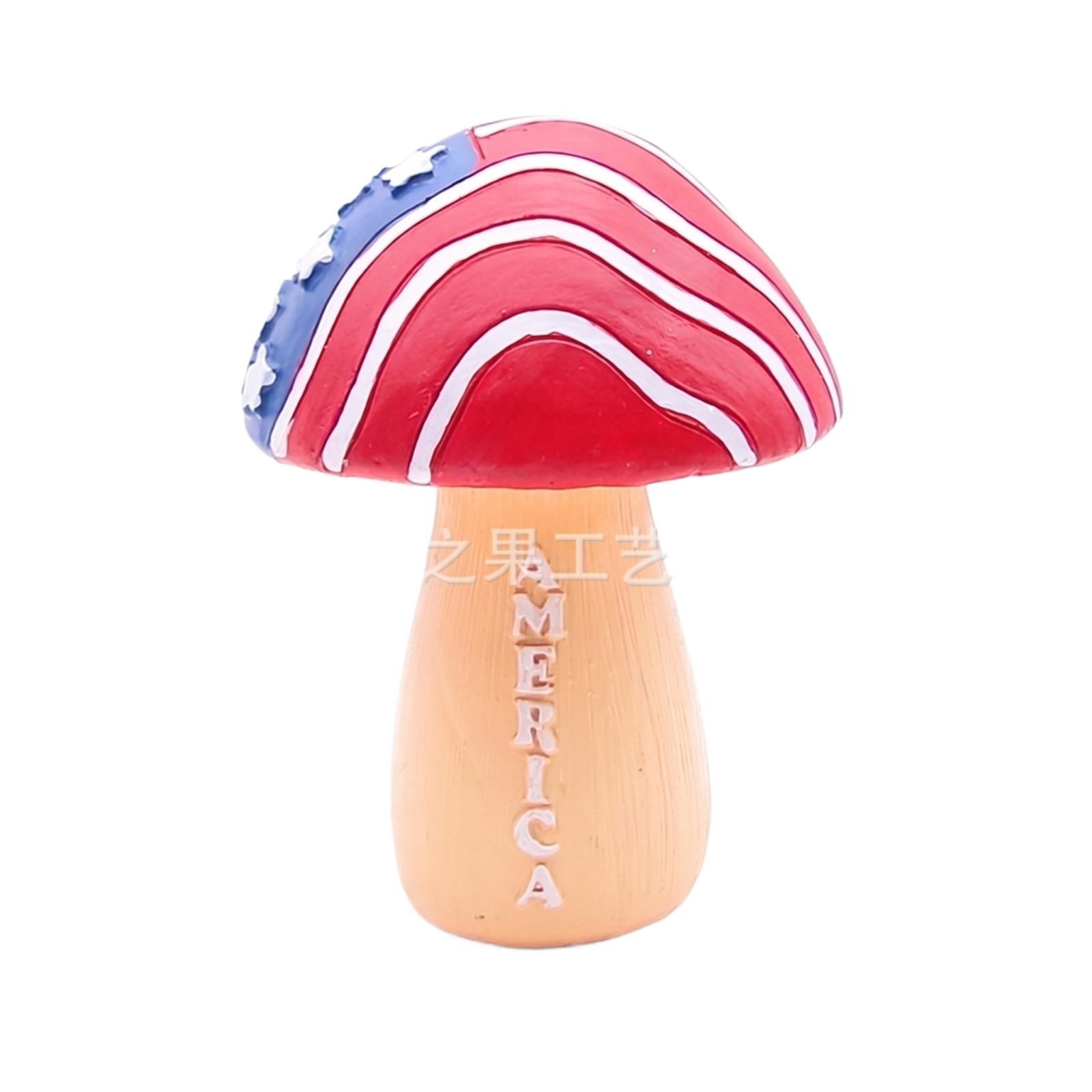 

Resin Mushroom Decoration with Star Pattern and Welcome Text Ideal for Holiday and Seasonal Indoor Outdoor Display Garden Ornament One Size