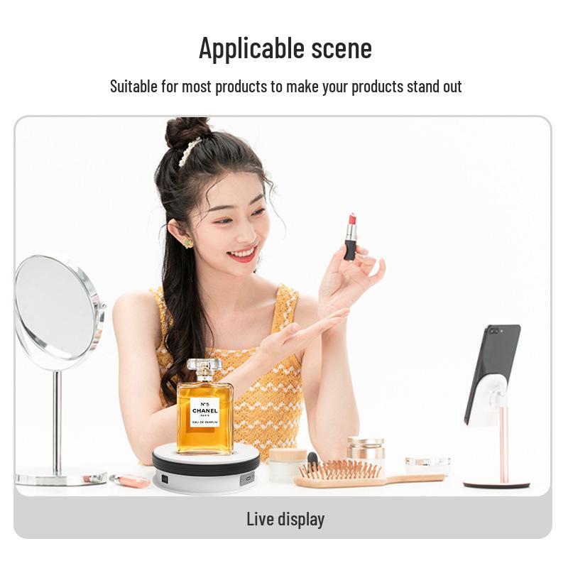 Turntable King Rotating Display Stand for Photography & Live Streaming