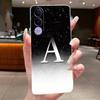 Anti-scratch Phone Case For Vivo V70 FE Jelly Clear TPU Soft Casing Lucky Letter Pink Shiny Starry Sky Pattern Couple Shell