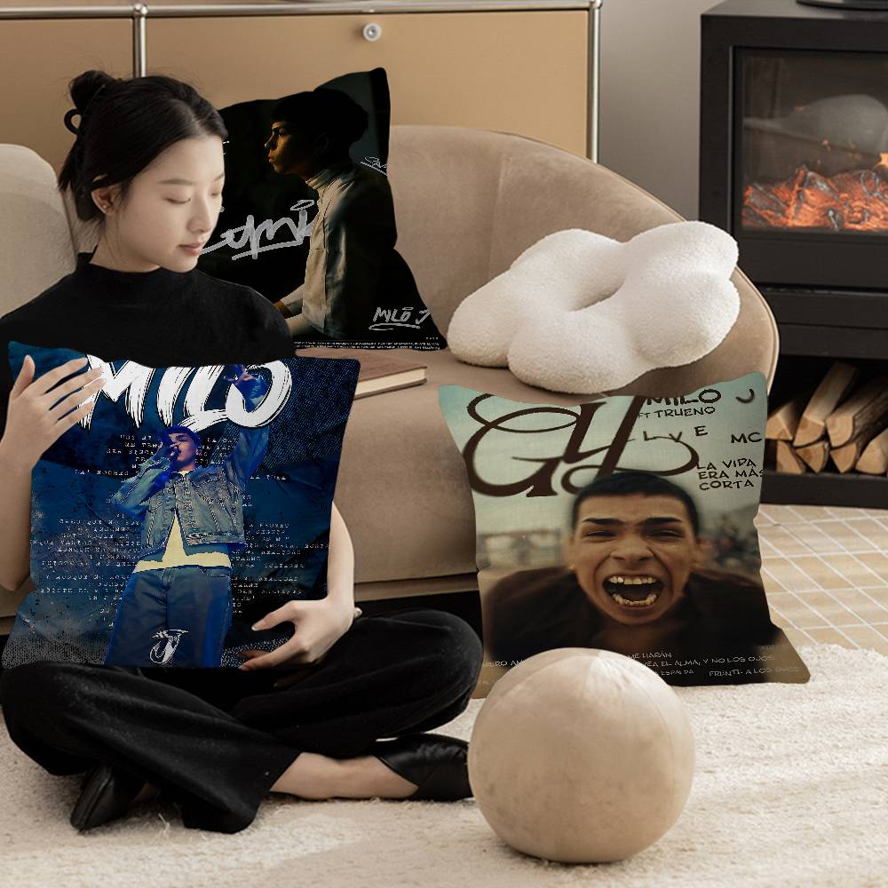 Singer M-Milo J Personalized Pillow Cover Kids Bedroom Wild Party Decor Pillowcase Kid Birthday Shower Gift