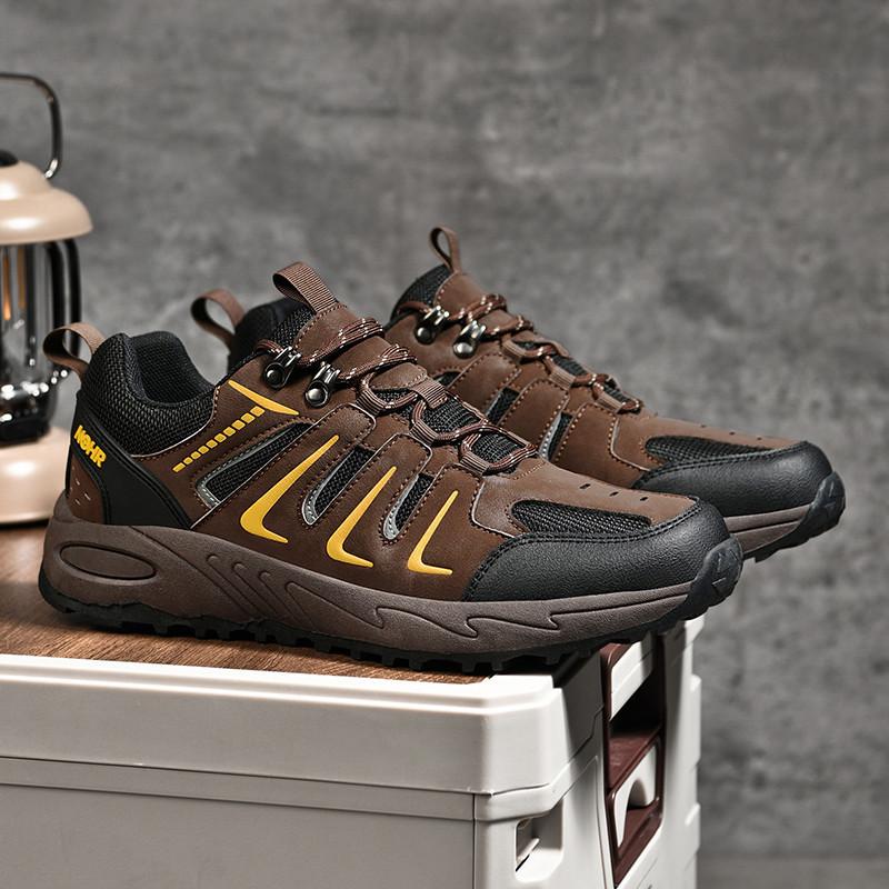 Large size men's low-top non-slip and wear-resistant all-terrain lightweight outdoor hiking off-road hiking shoes wholesale