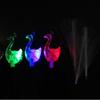 LED Peacock Finger Ring Lights Fiber Optic Lamp Change Color Intelligence Toys for Children Gift