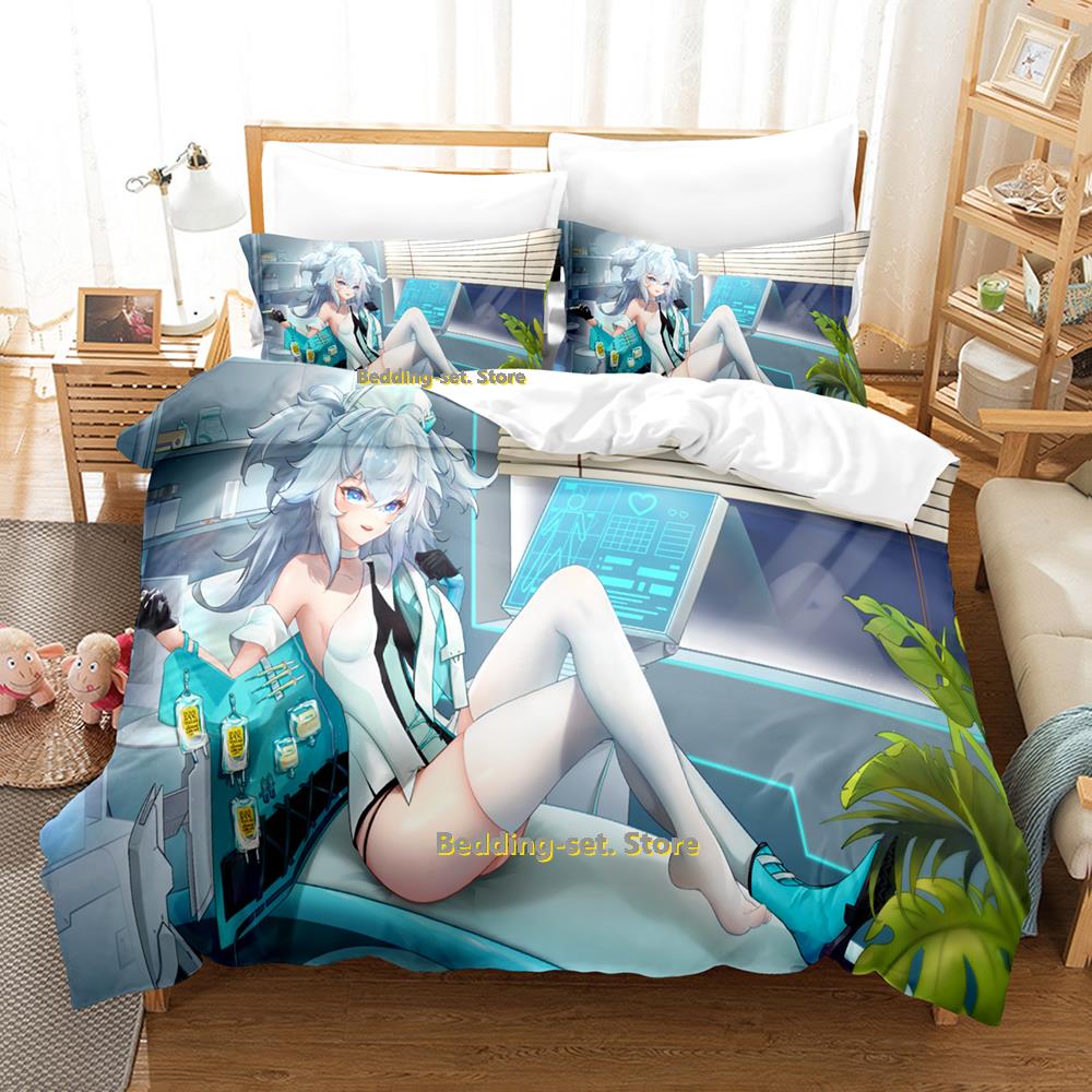 New Game Girls' Frontline: Neural Cloud Bedding Set Single Twin Full Queen King Size Bed Set Adult Kid Bedroom Duvet cover Sets