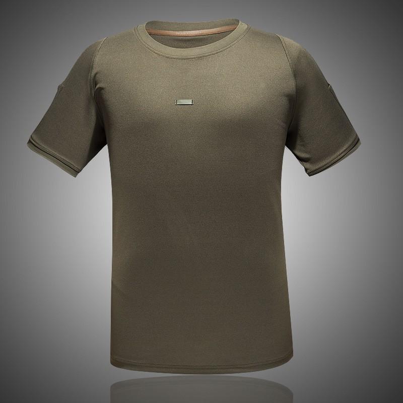 Huanlong Physical Training Clothes Sports Short-sleeved Quick-drying Round Collar Breathable Men's T-shirt