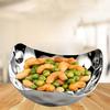 Triangular Stainless Steel Bowl, Dessert Plate, Metal Fruit Plate, Snacks, Appetizers, Buffet, Salad Bowl, Kitchen Storage Tray