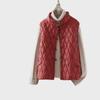 New 2023 Autumn/Winter Women's Retro Buttoned Thin Warm Cotton Vest