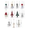 Crocheted Christmas Tree for Home Decor New Year Holiday Sign Knitting Gnome