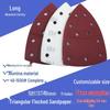 11-Hole Palm-Sized Flocking Sandpaper (152x105mm) - Cross Triangle Red Sand Diamond Sheet