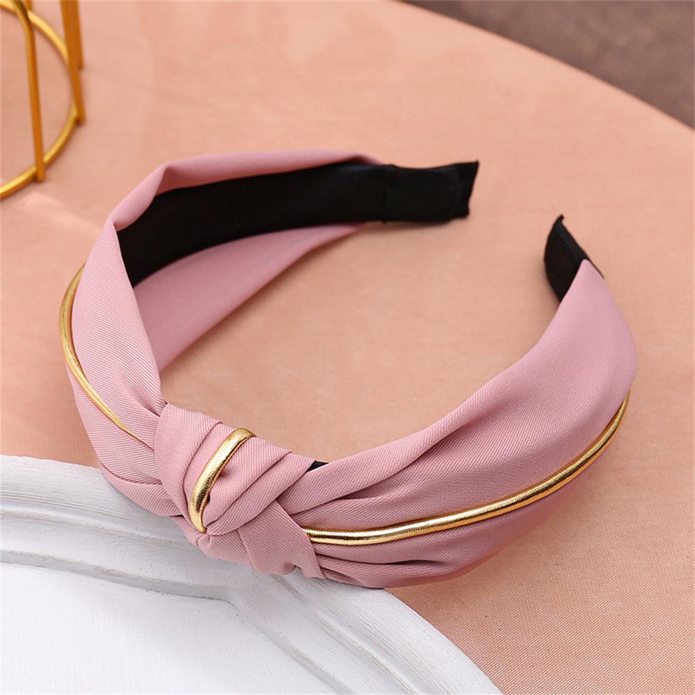 Solid Frabric Knot Headbands For Women Girls Wide Side Hairbands Hair Hoop Fashion Headdress Female Head Bands Hair Accessories