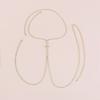 Sexy Halter Neck Body Chain For Women Fashionable Diamond Claw Chain Cross Chest Chain Nightclub Street Shooting Accessories