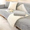 Kaninchen Plüsch Sofa Kissen Winter Verdickt Sofa Abdeckung Neue Universal Kissen Sofa Abdeckung Stoff Handtuch Anti-katze Kratzer