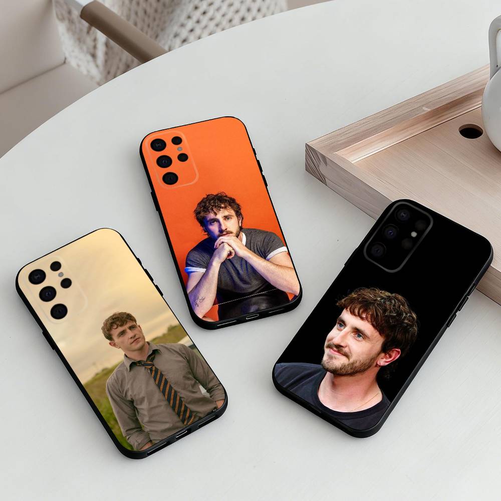 I-Irish Actor P-Paul M-Mescal Phone Case For Samsung S25,S24,S21,S22,S23,S30,Ultra,S20,Plus,Others Soft Black Case