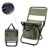 Skládací židle 600D Oxford tkanina Přenosná venkovní rybářská židle s popruhem na přenášení Úložná taška
