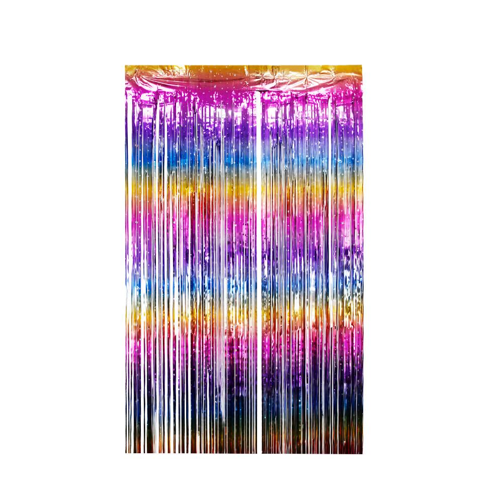 Glamorous Vibrant 2m Gradient Rain Curtain Perfect For Wedding Decor And Holiday Celebrations