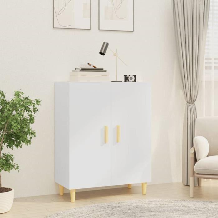 812096 vidaXL White Buffet 70x34x90 Cm Engineered Wood