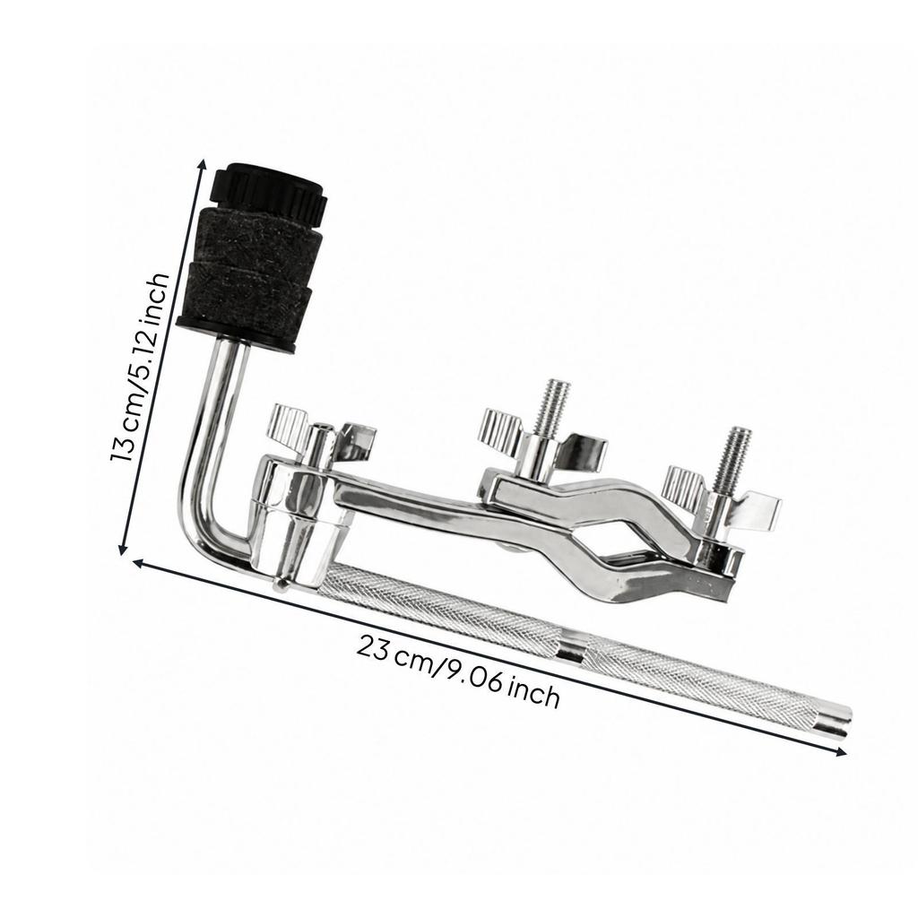 Cymbal Extension Bracket Metal Mounting Arm with Clamp Drum
