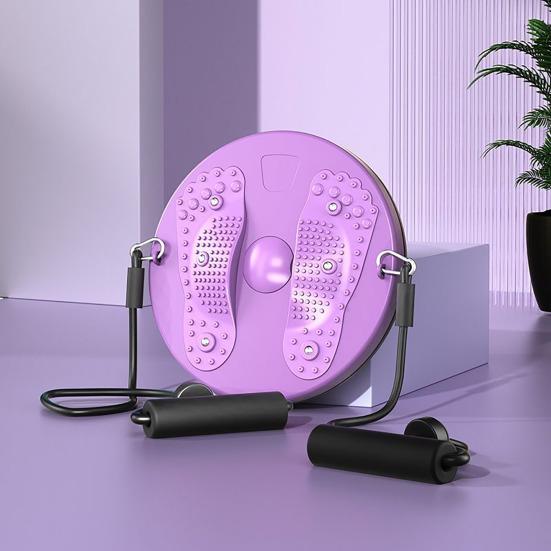 Waist Twist Disc Board with Drawstring Magnetic Foot Massager Waist Sculptor Twister Abdominal Muscles Strengthening Body Shaping Twisting Disc