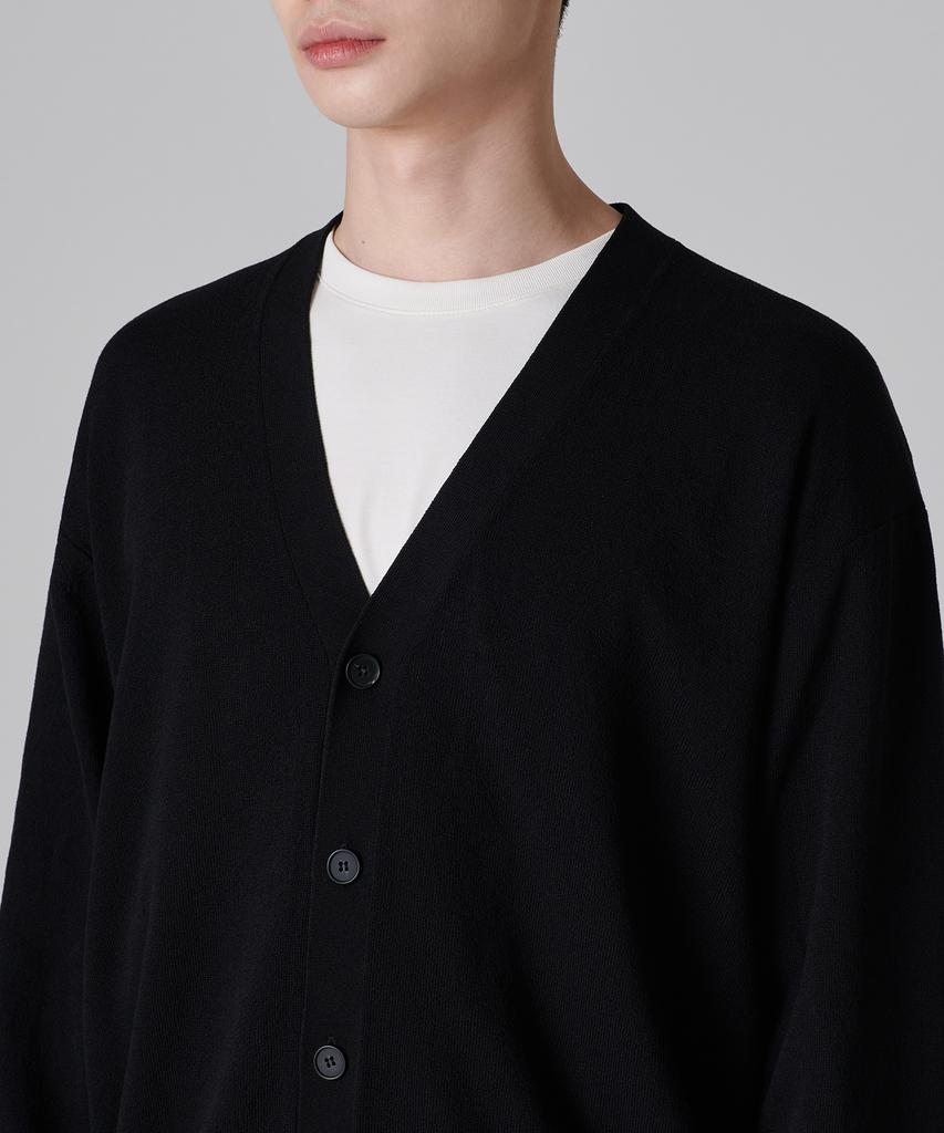Musinsa Standard Cool Touch Essential Cardigan [Black]
