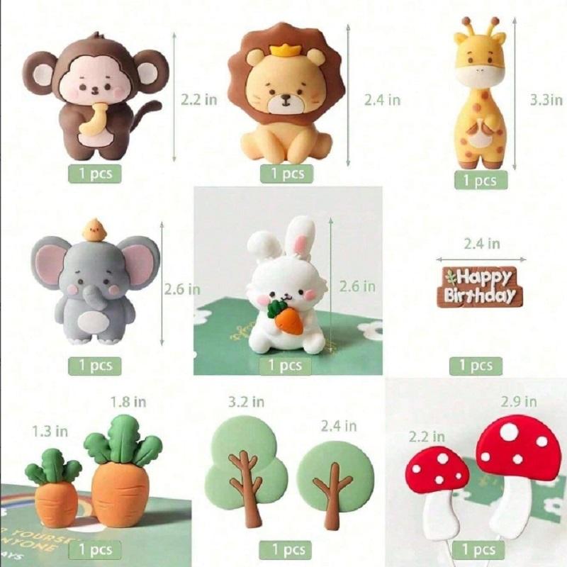 

Safari Jungle Baby Shower Cake Decoration Safari Animals Cake Decoration Wild One Cake Decoration Two Wild Cake Topper