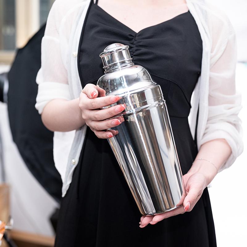 Stainless Steel Boston Style Cocktail Shaker 550/750/1800ml Mixer for Wine Martini Party Bar Tools