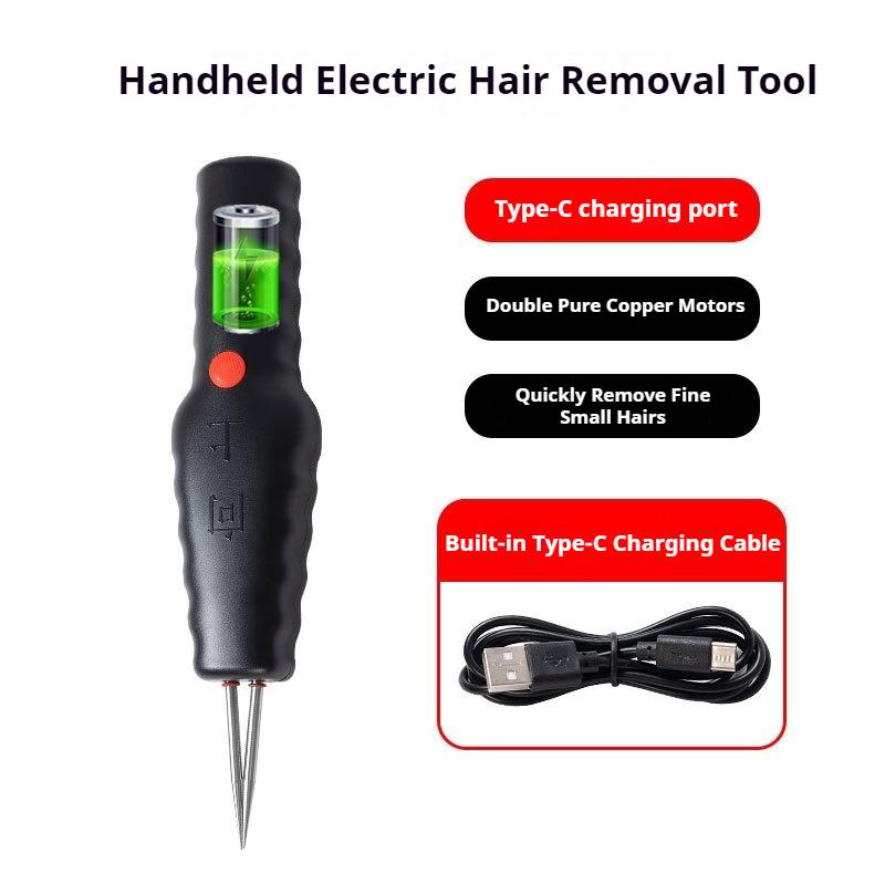 

Fully Automatic Handheld Portable Chicken Quail Feather Removal Poultry Plucker Defeathering Tool Machine Electric Hair Remover чёрный