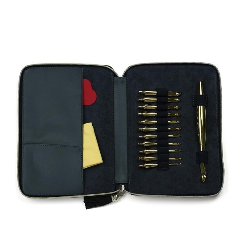 

Aluminum Crochet Set With Multiple Sizes And Storage Case For Knitting Crafting Projects 1