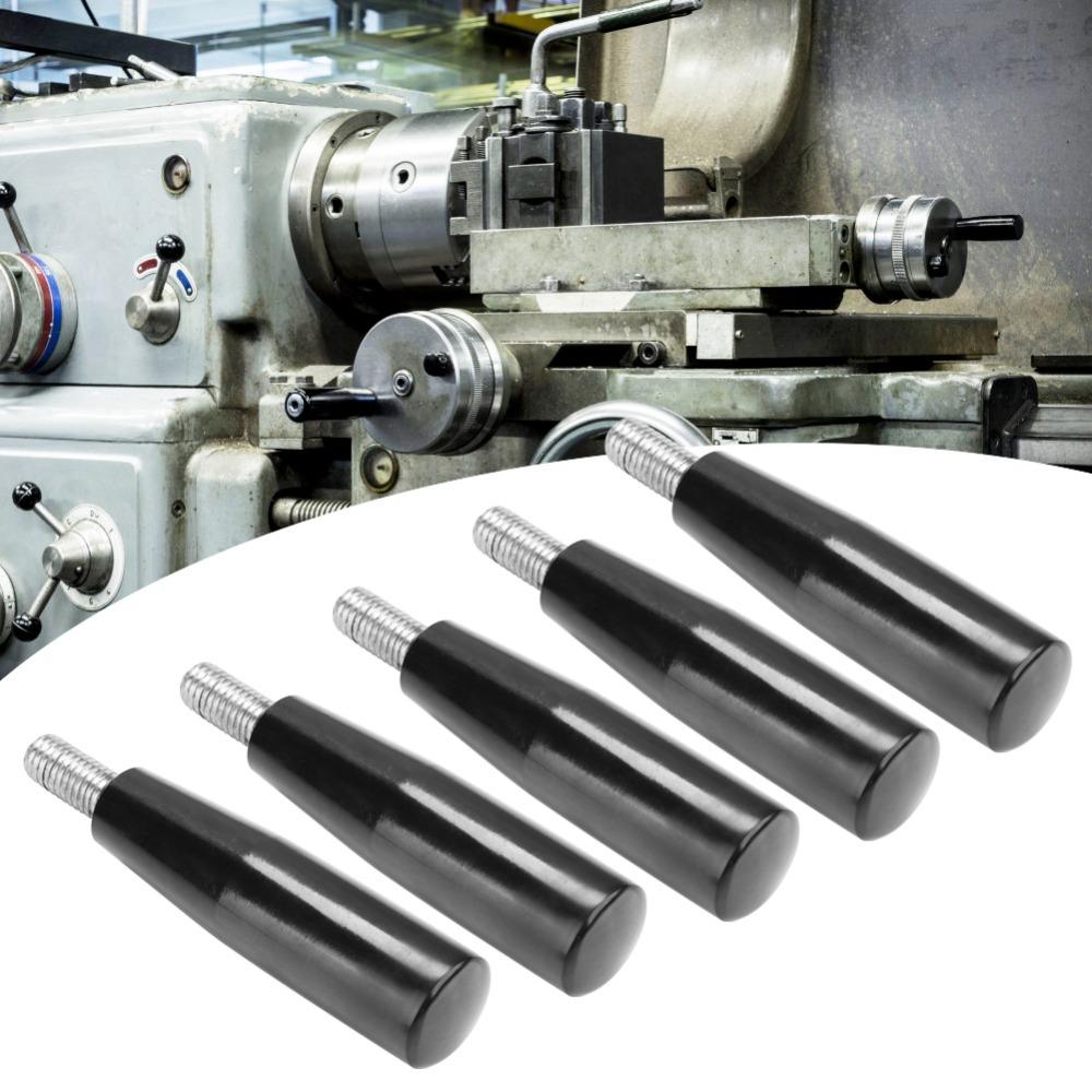 5PCS Bakelite Grip Revolving Handle Nuts Included Machine Control Knob  Lathe Machine Use