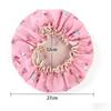 1pc Double Layer Shower Caps,Adjustable Printed Daisy Bonnet,Band Hair Hat for Women Ladies,Four Colors To Choose from