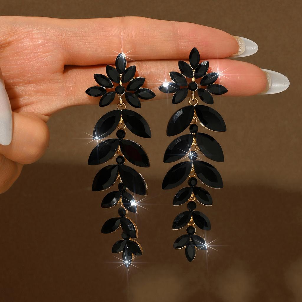 Simple French Delicate and Gentle Wheat Ear Flower Shaped Earrings and Earrings