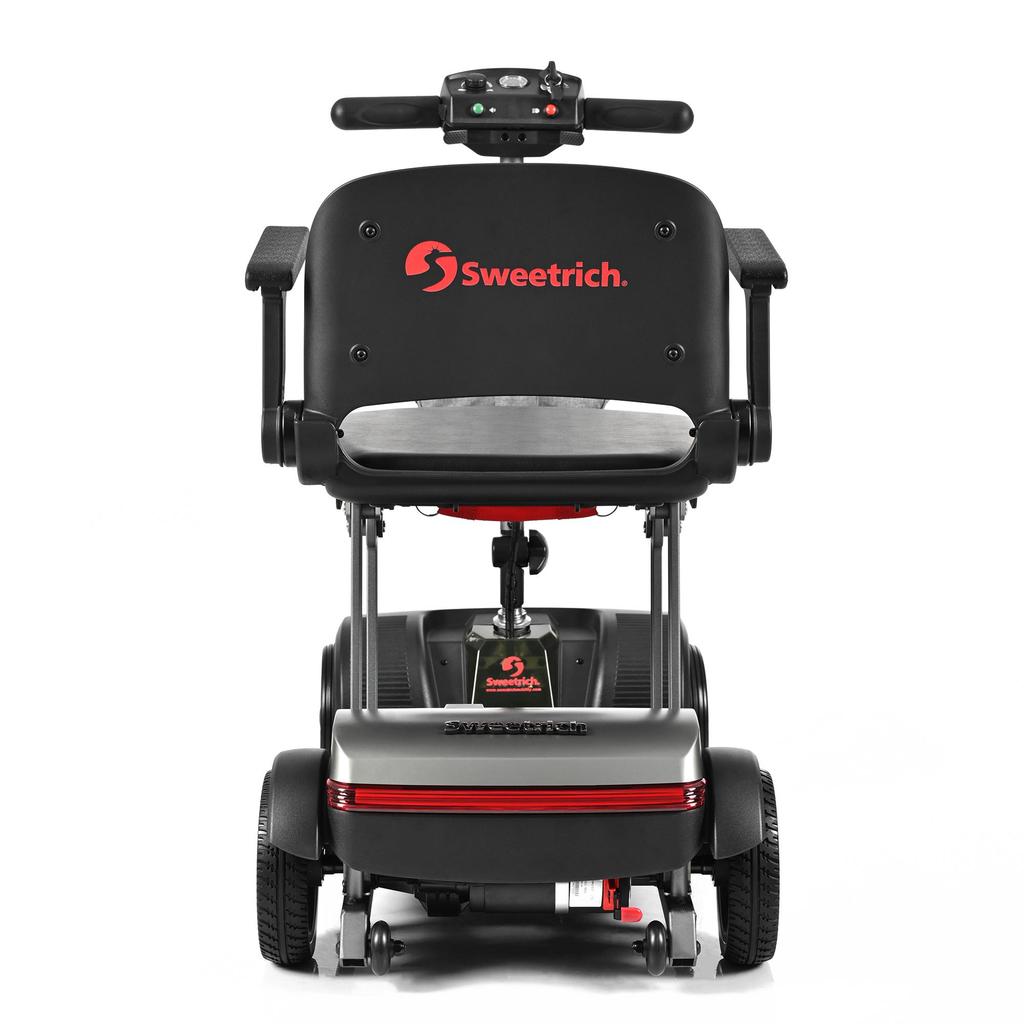 AIR TRAVELLER Schwarz 180W Motor, 20Ah Akku, 8-Zoll Vollgummireifen, Faltbarer Rahmen, 4-Rad Tragbarer Elektroroller