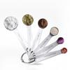 Stainless Steel Measuring Spoon Set, Including American and Metric Measuring Spoons, for Measuring Dryness and Liquid Compositio