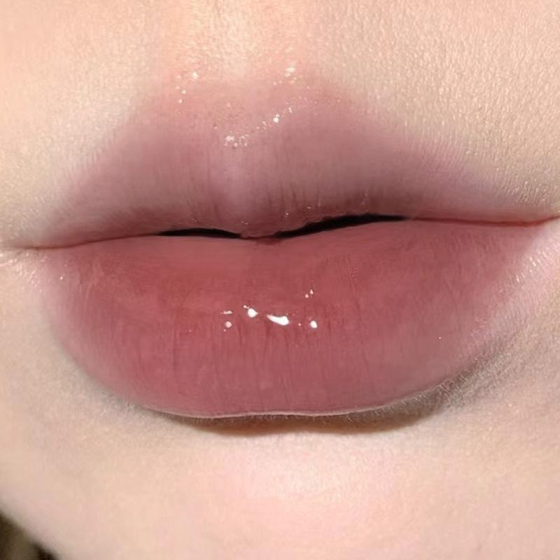 Lip Glaze, Mirror Water-gloss Glass Lipstick That Is Not Easy To Stick To the Cup, Appears Tender and Whitening, Makeup Lipstick