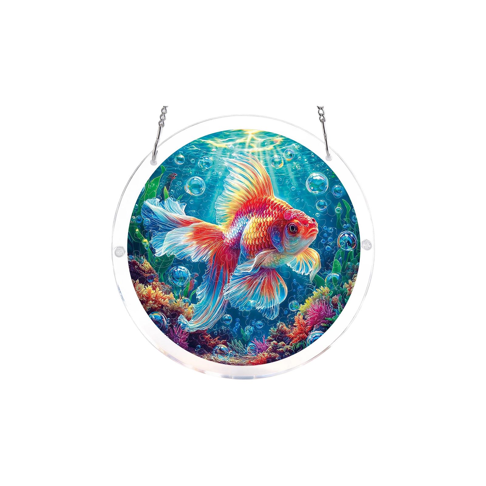 

Acrylic Puzzle Window Hanging, Colorful Sunrise Sun Catchers Panel SunCatchers Puzzles Decor For Birthday Women, Men, Wife, Aunt, And Mom One Size чорний