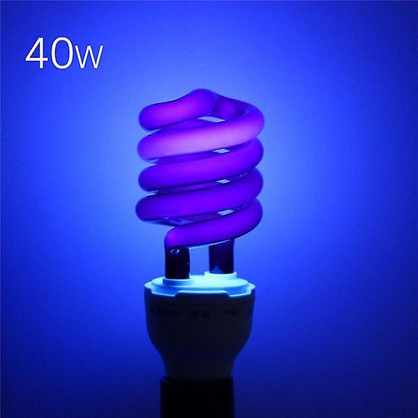 Led Light 220V 36W 40W E27 Ultraviolet UV Spiral Energy Saving BlackLight Lamp