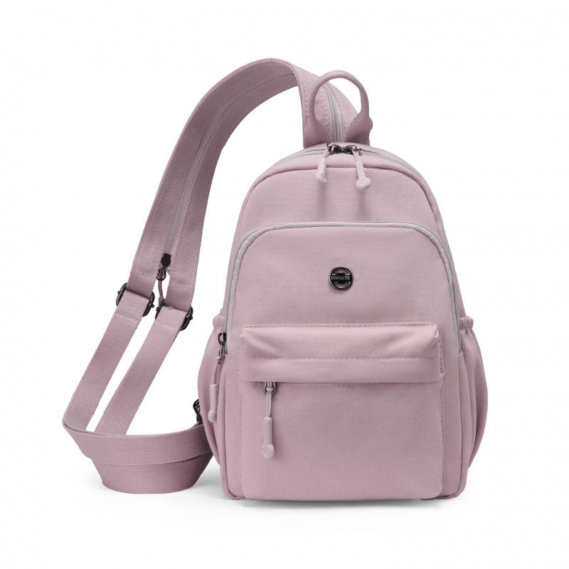 Schoolbag Korean Backpack Women's 1011 New Oxford Cloth Casual Versatile Lightweight Canvas Travel Small Backpack Crossbody Bag