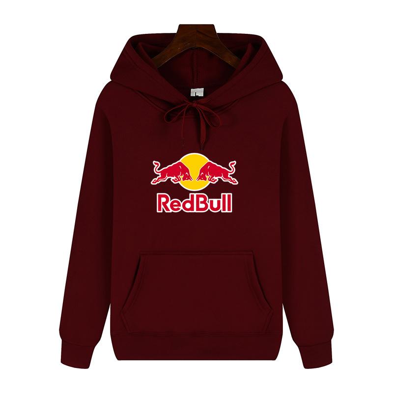 Men Women Long Sleeve Red Bull Printing Hoodies Sweatshirt Mens Casual Hoody Fashion Hip Hop Streetwear Pullover Sudaderas
