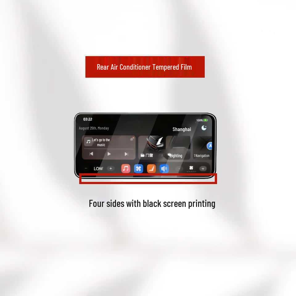 Tempered Glass Screen Protector for Jike 9X Car Navigation - Fits 25 Models
