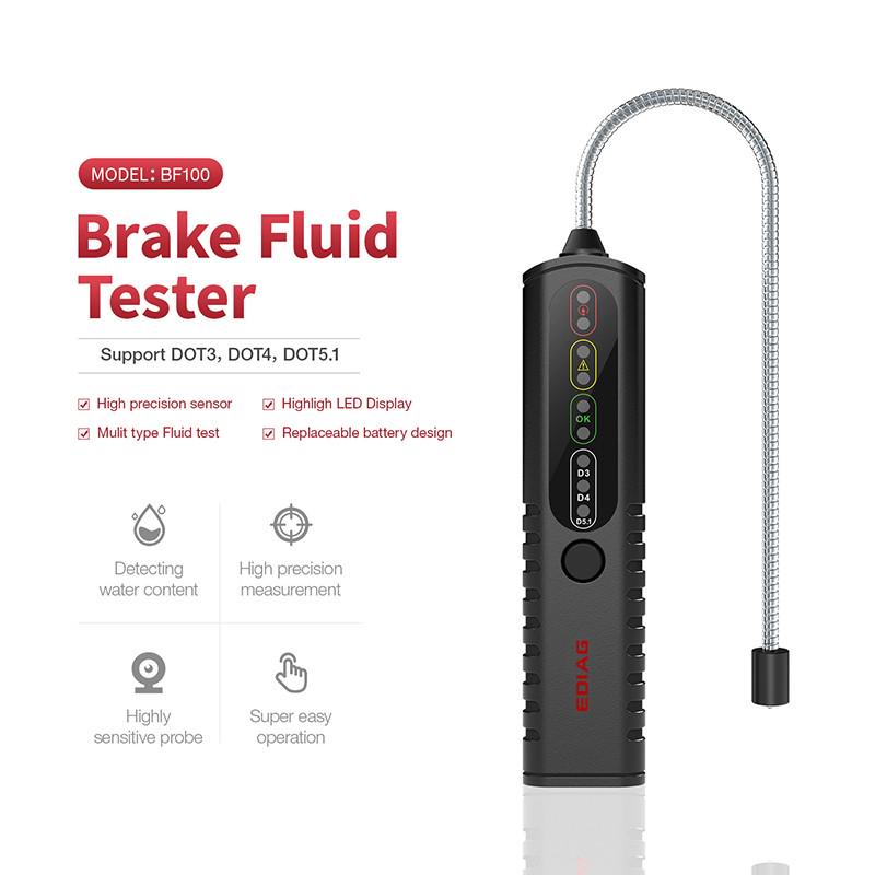 Brake Fluid Tester Pen – Automotive Oil Moisture Tester For DOT3, DOT4, DOT5.1