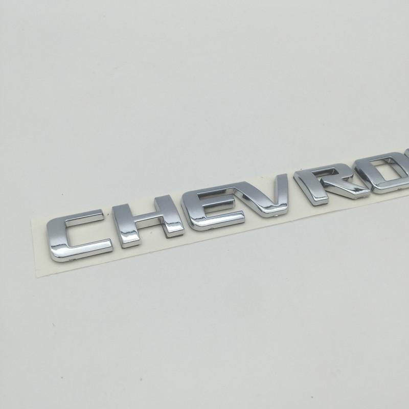 1pcs 3D ABS for Car Letter Rear Trunk Bumper Emblem Sticker Badge Decal styling auto Accessories