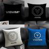 Brand Design VVisvim Cushion Cover Natural Linen Organic Fabric DoubleSided Printing Sofa Home Decor Breathable