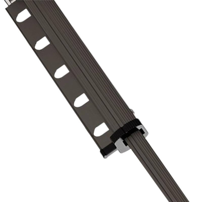 A96I-Foldable Adhesive Suction Cup Shower Curtain Rod For Bathroom Dry And Wet Partition Free Drilling Poles Waterproof