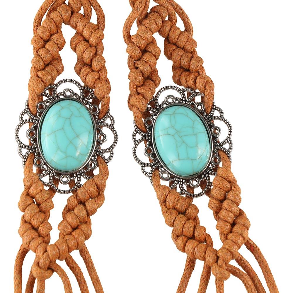 Ethnic Style Woven Belt Bohemian Dress Chain Waist Dress Accessories Braided Waist Belt  Women