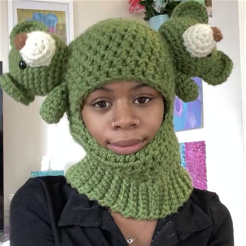 

Новая шапка-акула ручной работы, связанная крючком, индивидуальная шапка-акула Adult 56-59cm