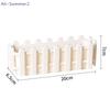 {Summer2} Flower Pot Fence Plant Basket Container Planter Flower Arrangement Home Garden Wedding Decoration Small Fence