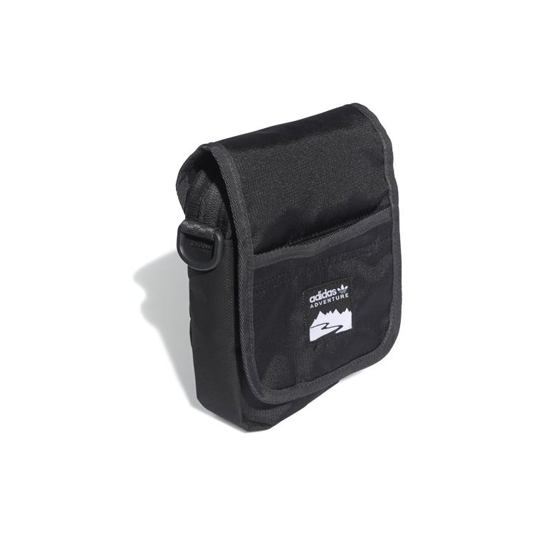 New Adidas Originals Recycled Polyester Crossbody Bag Trumpets Unisex Black HE9712