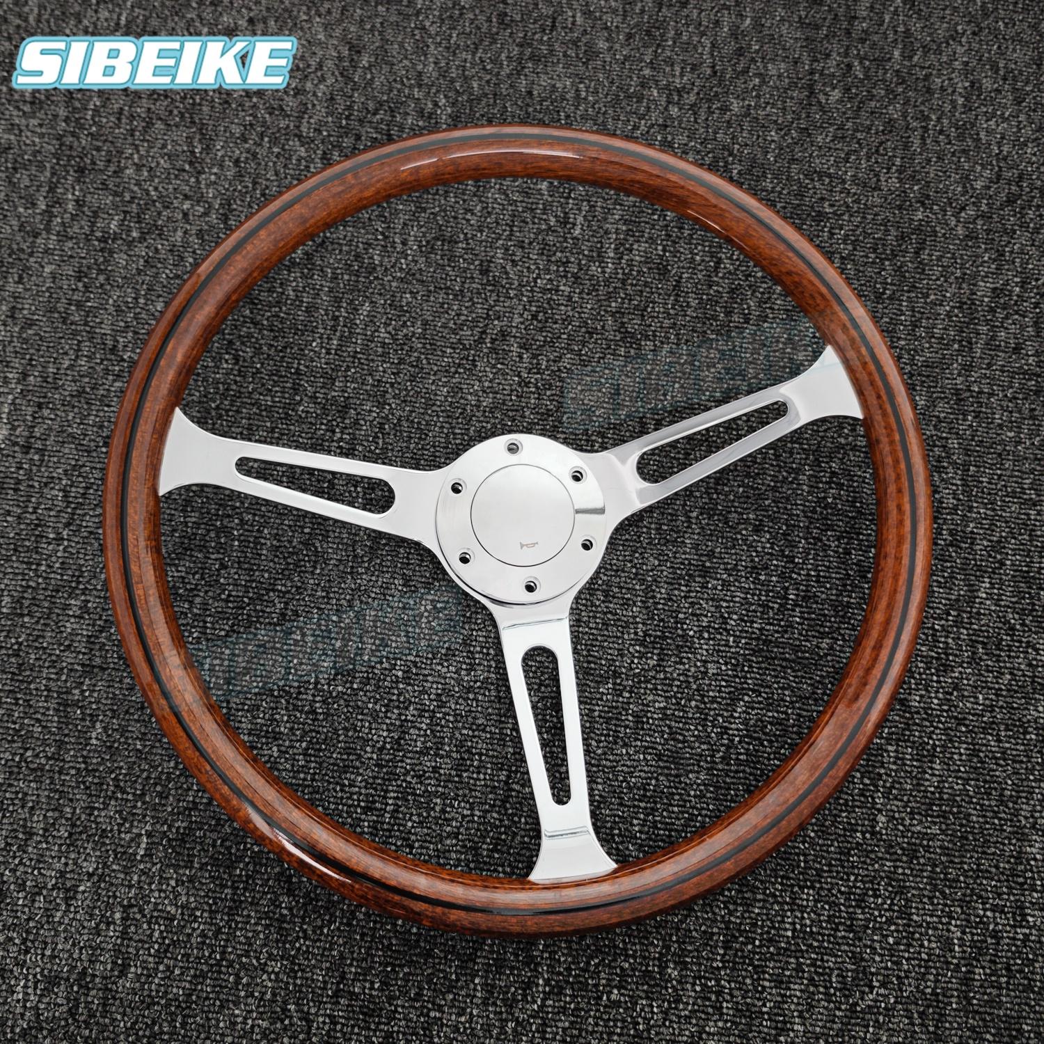 15inch 380mm Wood Style Steering Wheel