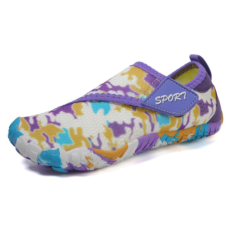 New Yellow Barefoot Sneakers Boys Girls Summer Outdoor Beach Water Shoes Children Fashion HOOK&LOOP Breathable Kids Wading Shoes